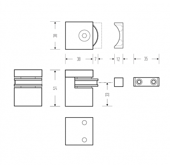 55 chevy indoors package