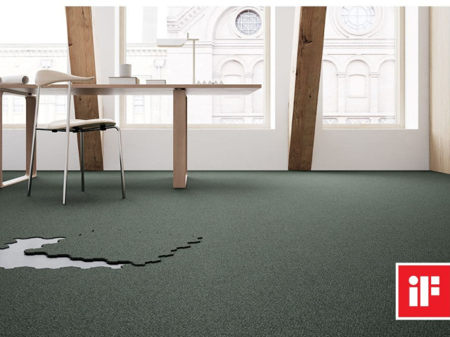 Stellar Locktiles® Shaped Carpet Tiles by Fletco