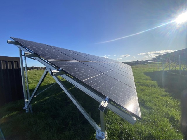 Solar PV Ground Mount Racking System
