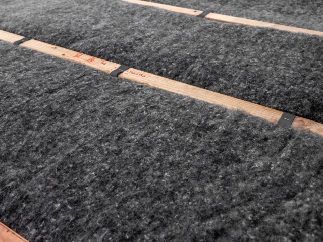 Wool Drop-in Floor Insulation — New Build
