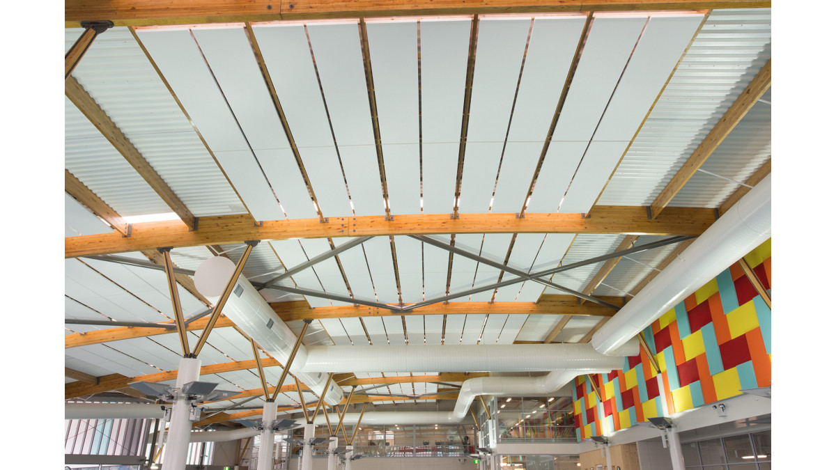 Otahuhu Recreational Precinct Swimming Pool — Cloud Panel ceiling.