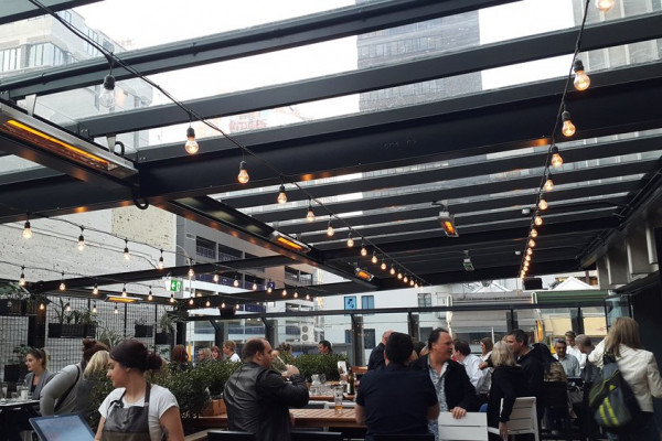 Attractive Translucent Roofing System for Auckland Bar and Eatery