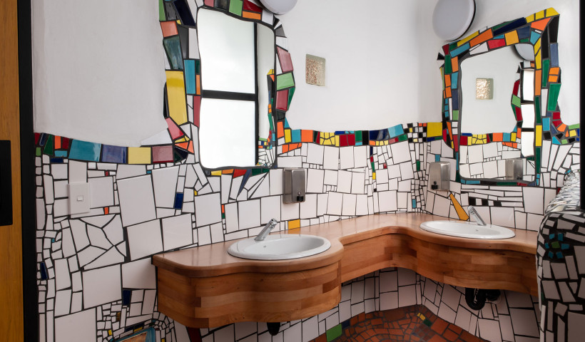Stylish, Durable, Environmentally Friendly Bathroom Products Specified for Hundertwasser Art Centre 