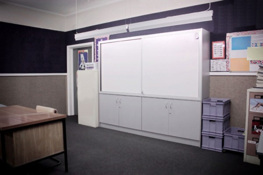 Whiteboard Storage and Partition Ideas from Potters by Potter Interior Systems EBOSSNOW EBOSS