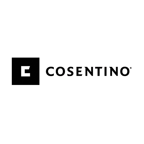 cosentino horizonal black logo circle