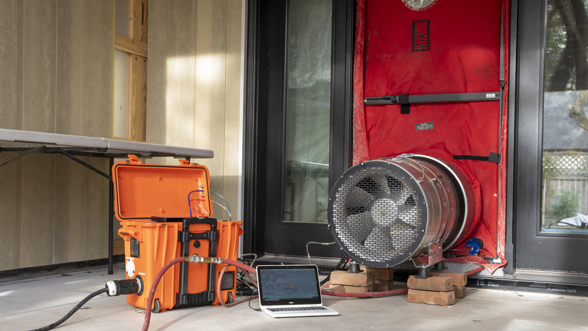 ed abr blower door setup