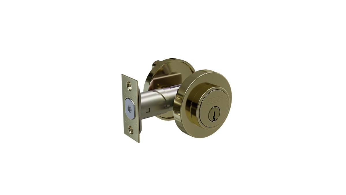 SRL4RSPB Schlage Deadbolt 1