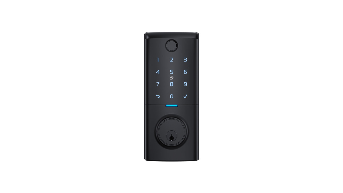 Schlage Ascent Smart Deadbolt front on Black