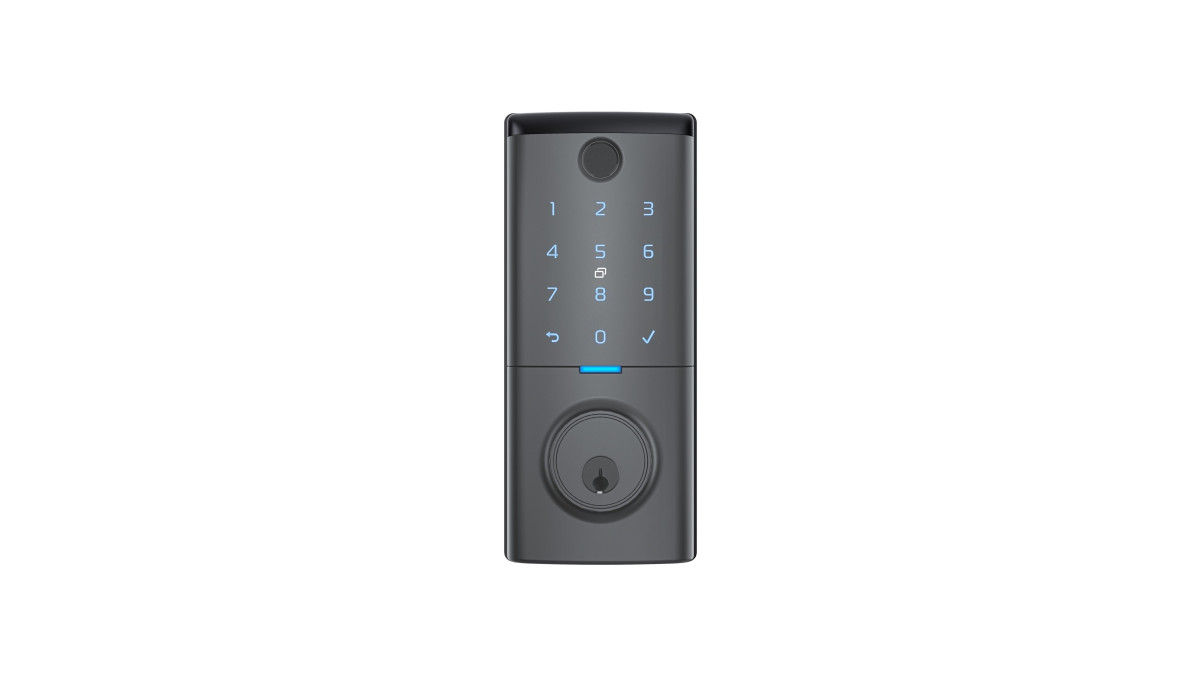 Schlage Ascent Smart Deadbolt front on Graphite 2 result