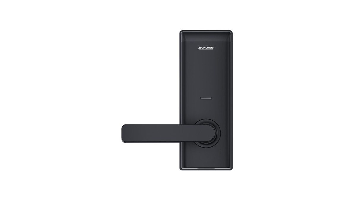 Schlage Ascent Smart Entrance Lever back Black