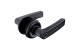 Schlage Ascent Smart Lever Right Angle Black