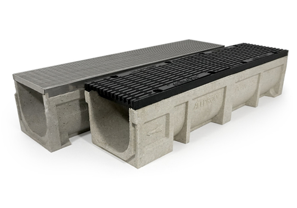 200mm Opening Polymer Concrete Channel