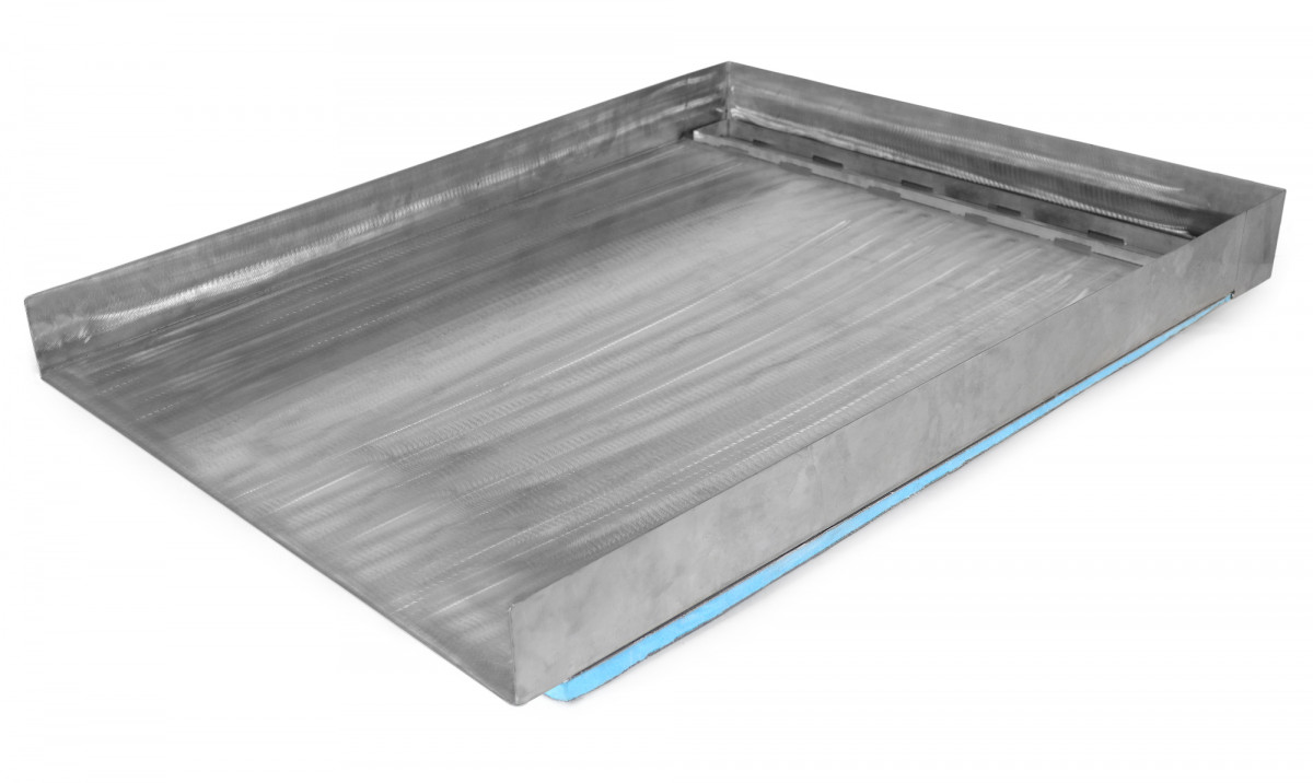 TileOver Stainless Shower Tray by Allproof Industries EBOSS