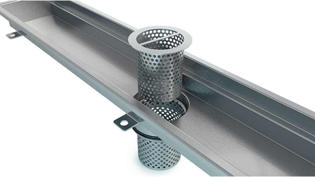 CK commercial kitchen channel double strainer exploded product slider image 680x380px