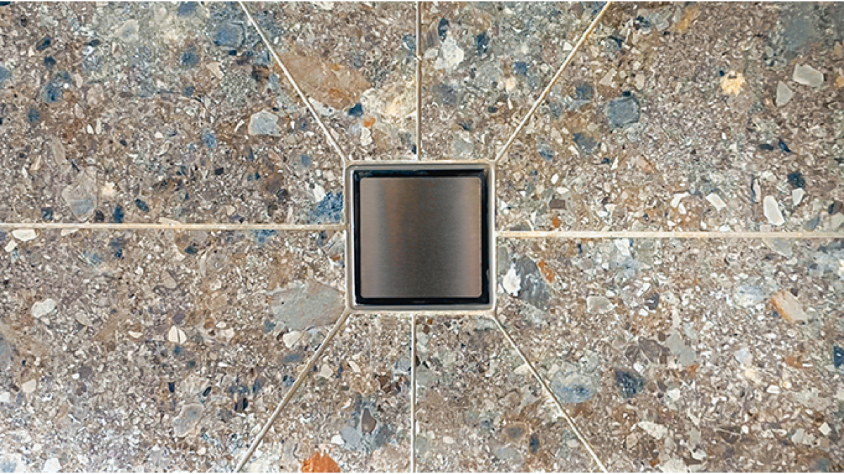 Elegance SS7 Plate Tile Floor Waste 2
