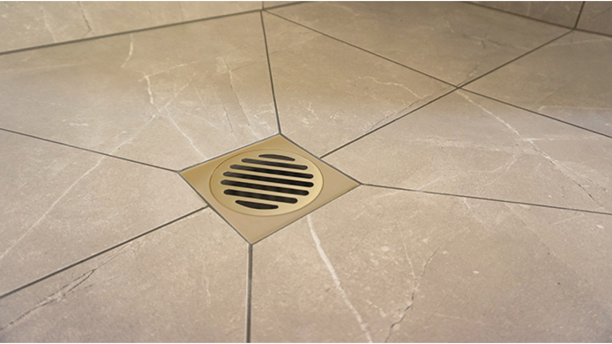 Tile Grate Brass 2