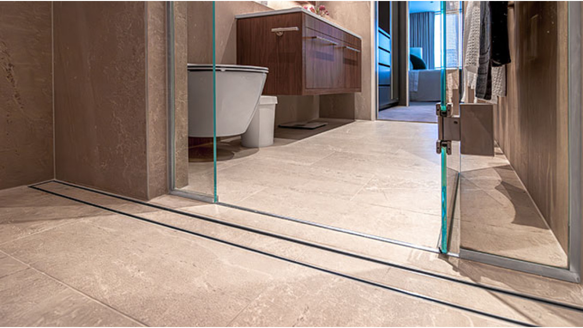 The Foundation tile insert shower channel