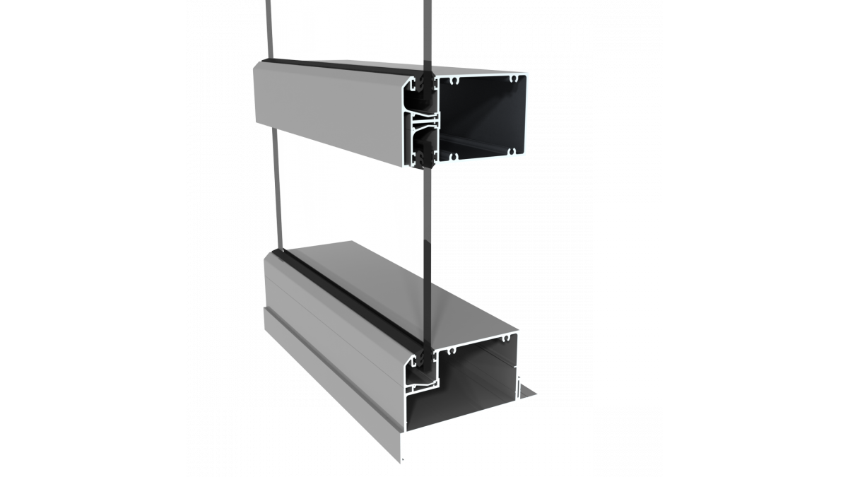 263 100mm Flushglaze Sill + Transom