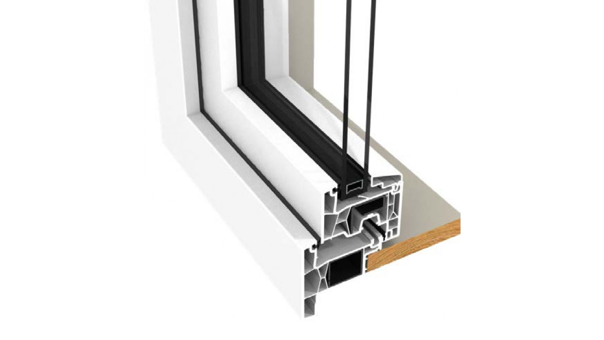 Tilt and turn frame and sash