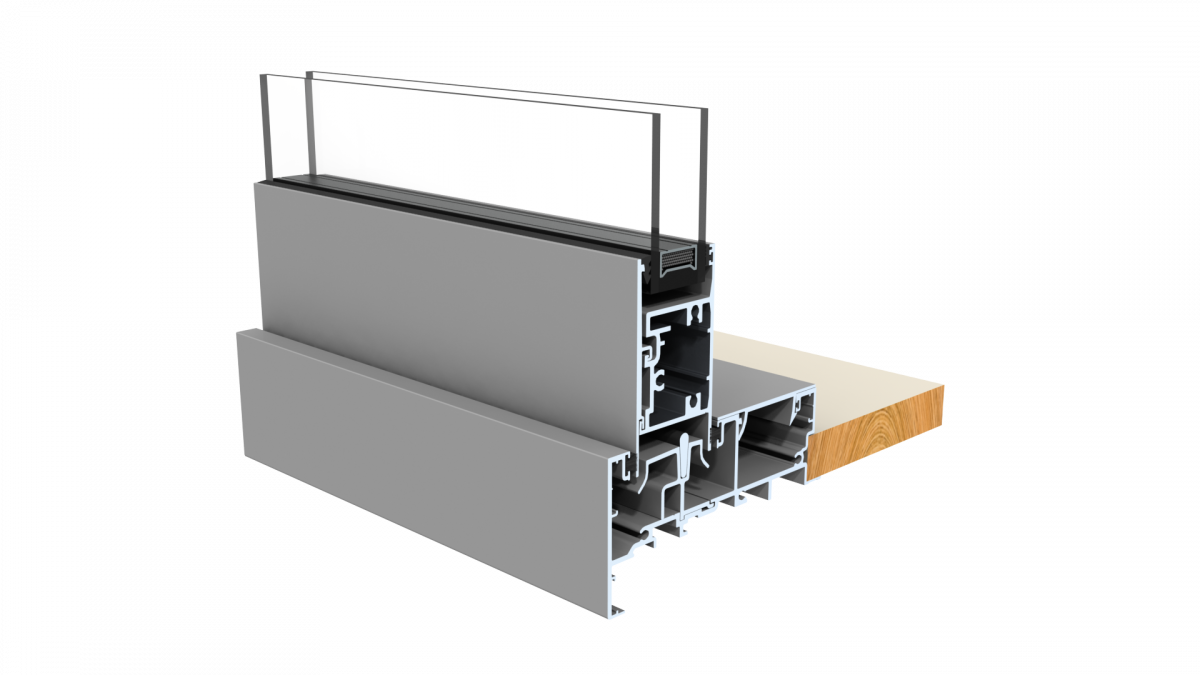 132 Metro Sliding Door Frame + Panel