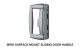 miro surface mount sliding door handle