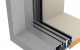 The Slidemaster track has a flush sill single slider shown.