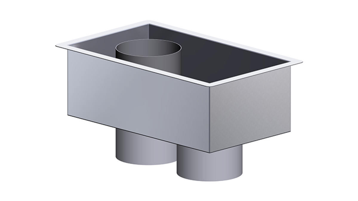 Sump 2800.512 225mmOutlet Custom