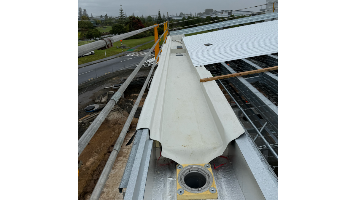 Box Gutter install