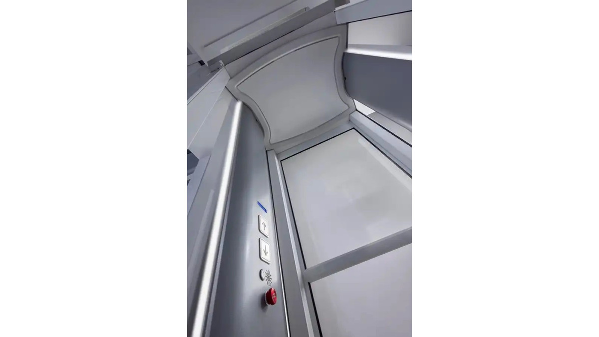 Luma lift detail control panel and ceiling