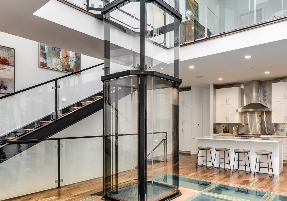 Savaria Vuelift Octagonal Luxury Home Elevator