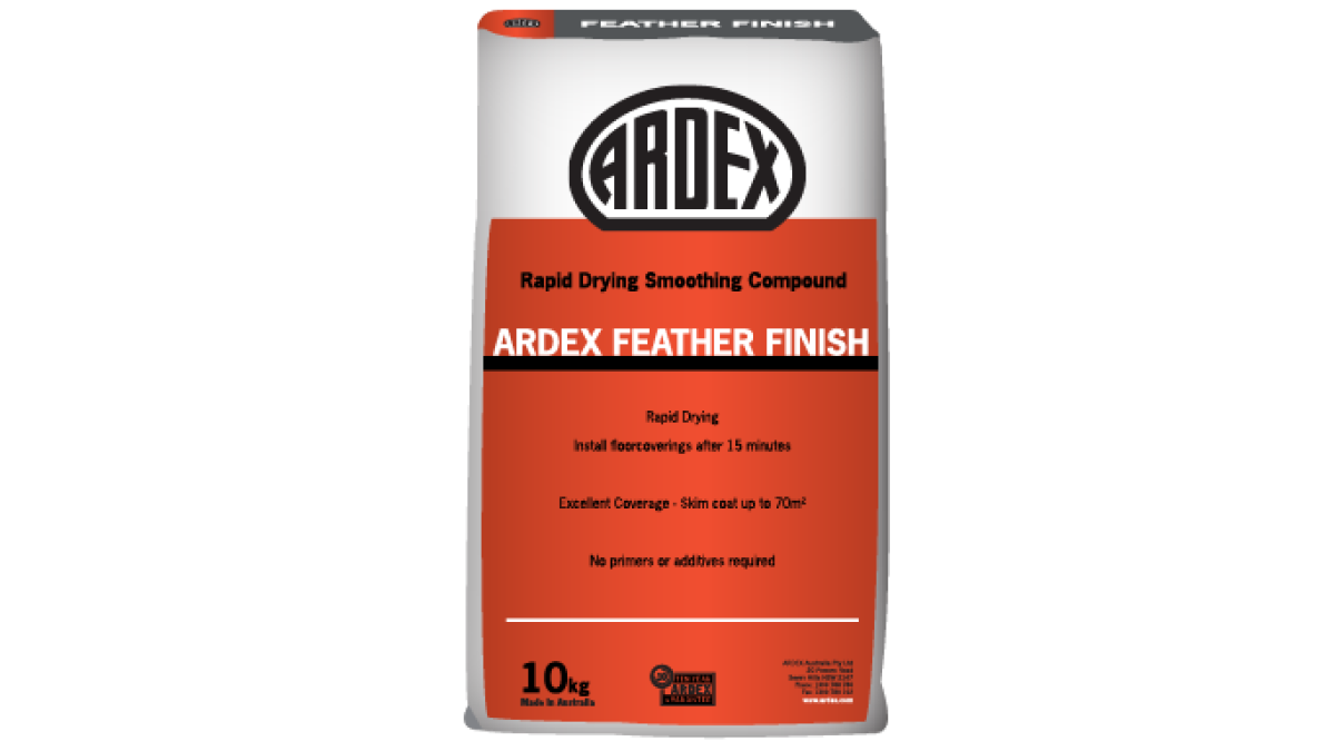 ARDEX Feather Finish render