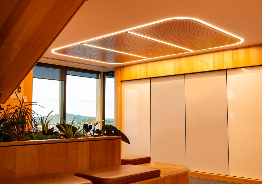 Sonawood perforated ceiling or wall panel