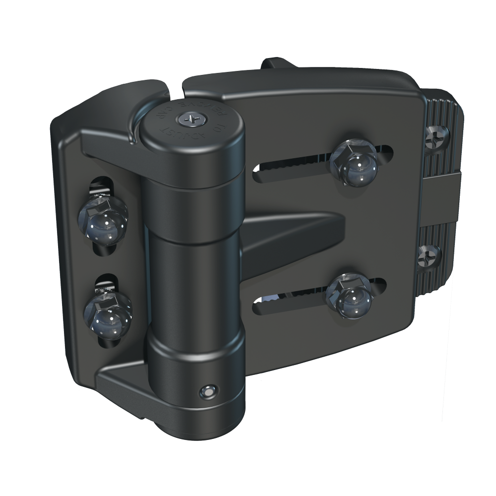 D&D Technologies Truclose® Mini MultiAdjust™ Round Hinge by ASSA ABLOY