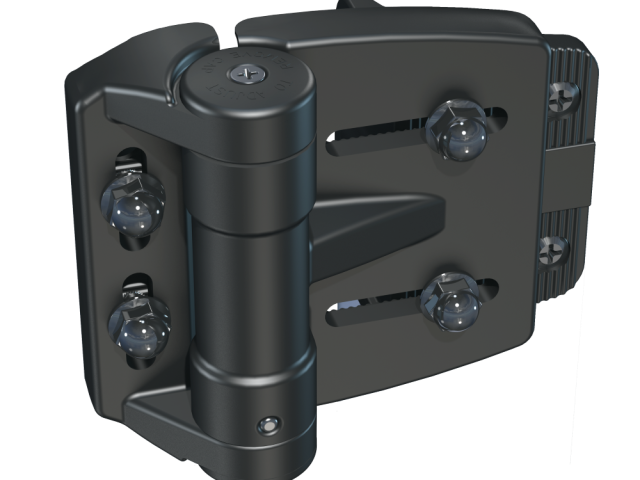 D&D Technologies Truclose® Mini Multi-Adjust™ Round Hinge