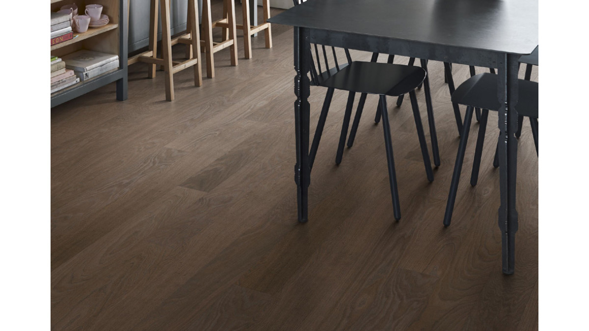 Kahrs Life Cocoa Bean   Wide Install Image