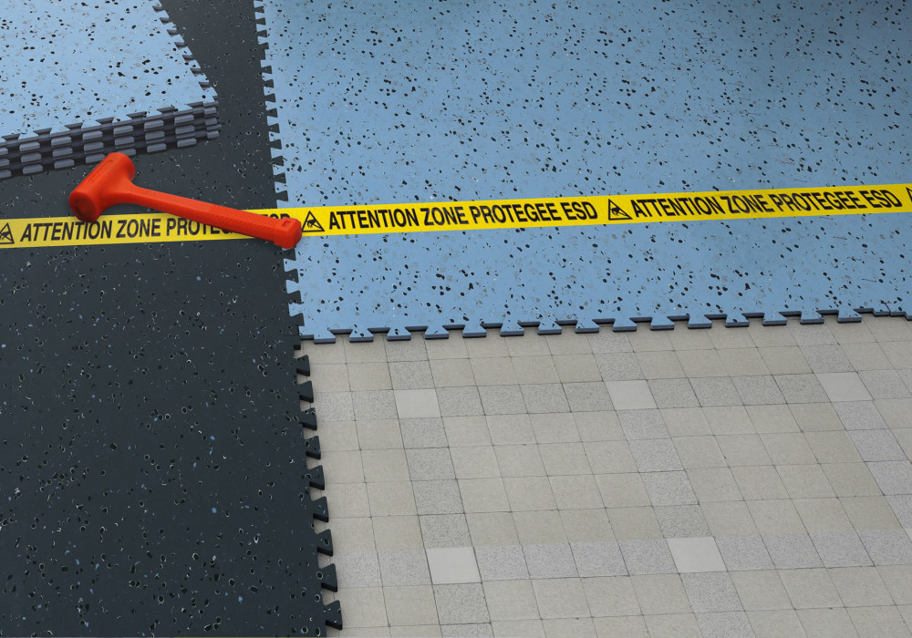 Gerflor GTI EL5 Connect Conductive Interlocking Vinyl Tiles