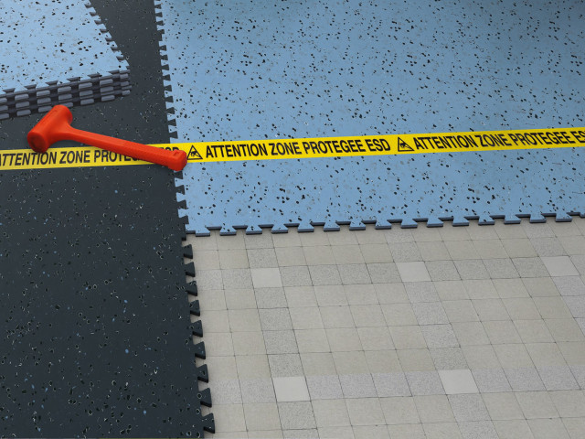 Gerflor GTI EL5 Connect Conductive Interlocking Vinyl Tiles