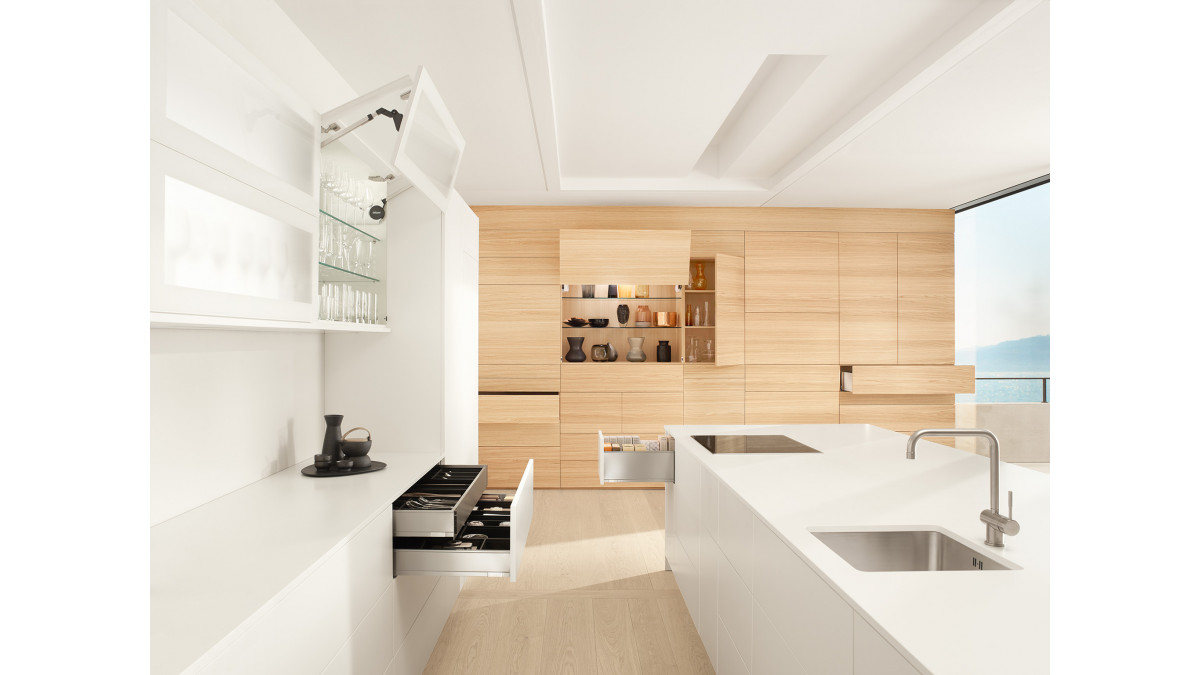 Blum NZ Handle less kitchen furniture