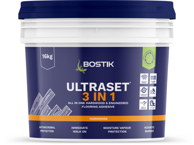 Bostik Ultraset 3in1 Timber Flooring Adhesive