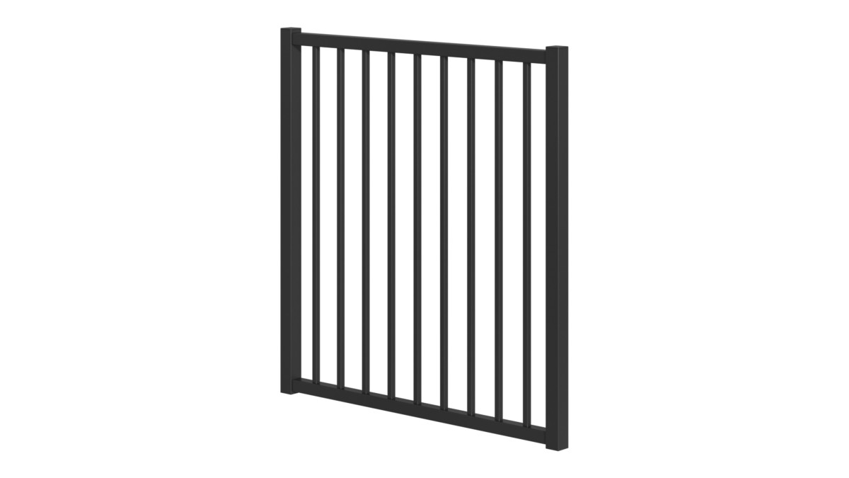 DuraPanel Delta Adjustable Kitset Gate 1200mm black