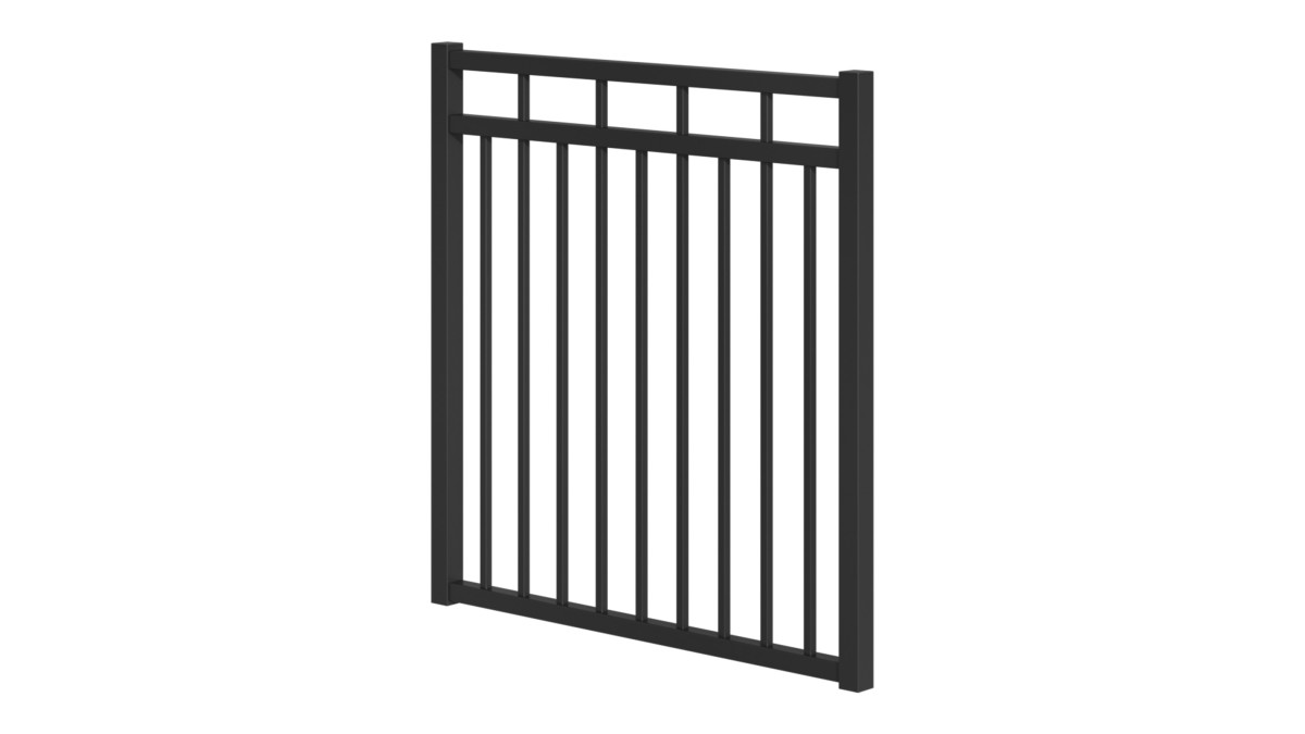 DuraPanel Polo Adjustable Kitset Gate 1200mm black