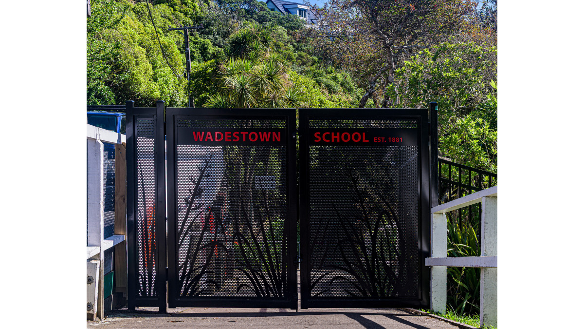 Eboss Images Wadestown School Perforated Gates
