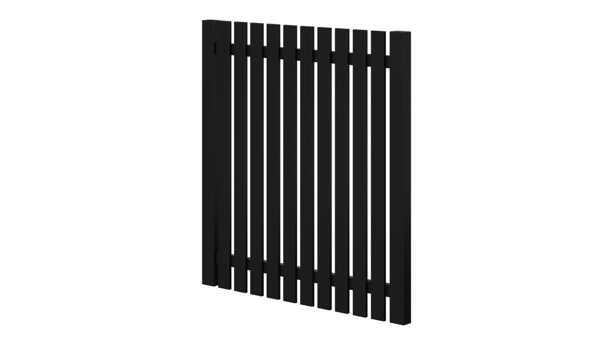 PicketPanel Juno Adjustable Kitset Gate 1200mm black