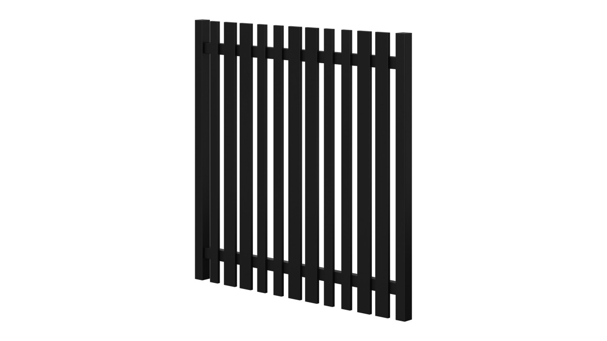 PicketPanel Opus Adjustable Kitset Gate 1200mm black