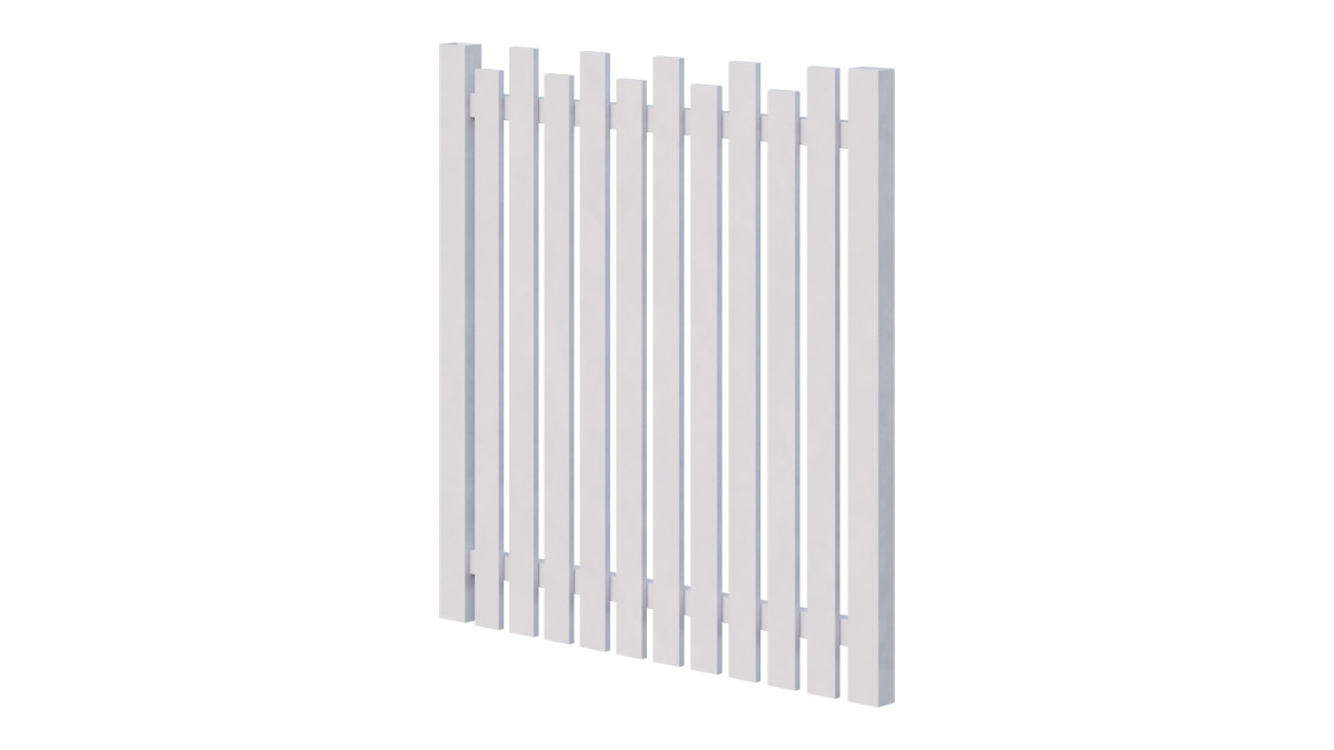 PicketPanel Rondo Adjustable Kitset Gate 1200mm frost