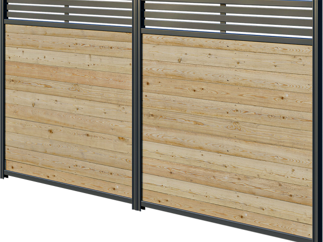 SmartWall Slat Top Fencing System