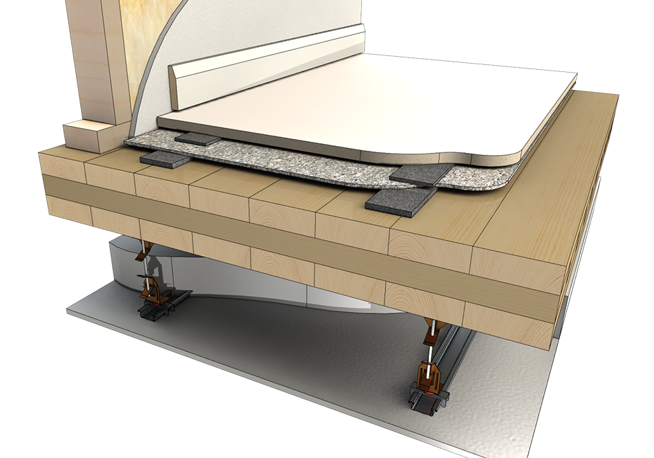SoundDown SDP Panel Acoustic System for Mass Timber Floors