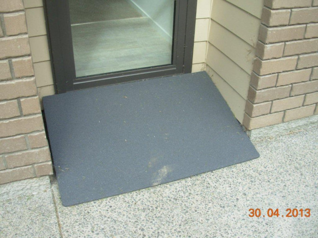 Burgess Matting and Surfacing Rebond Rubber Ramps