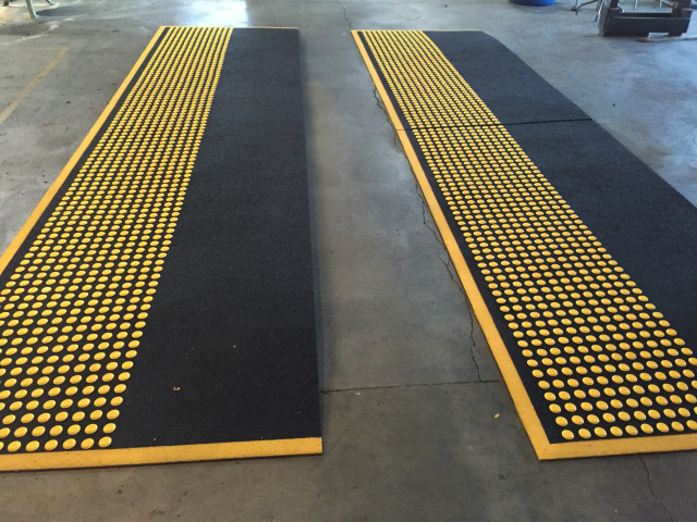 Burgess Matting and Surfacing Rebond Rubber Ramps