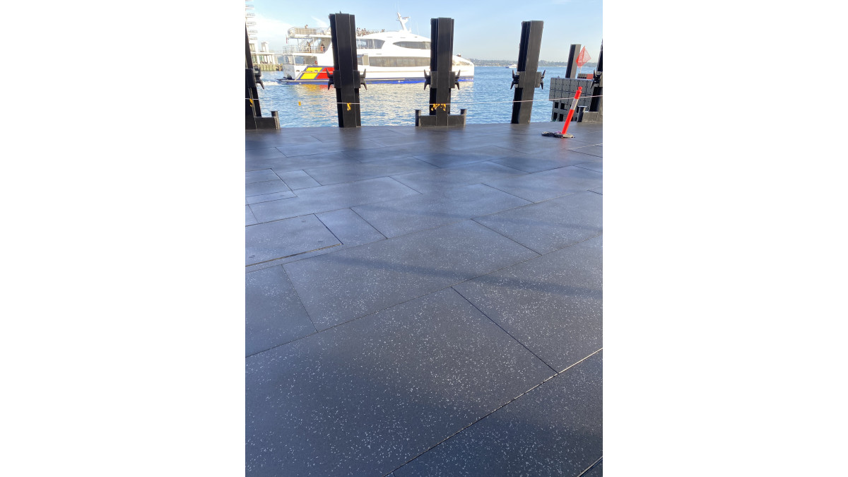 edGrey fleck tiles 15mm